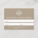 Search for reminder appointment cards Hairdresser