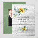 Search for sunflower wedding save the dates Bohemian
