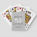 Search for 50th birthday playing cards Elegant
