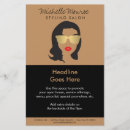 Search for hair extensions flyers Makeup artist