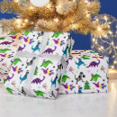 Search for dinosaur christmas wrapping paper Animal