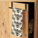 Search for bumblebee tea towels Black