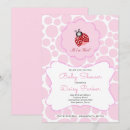 Search for pink ladybug invitations Modern