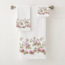 Search for pink rose bath towels Vintage floral