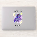 Search for cute cartoon unicorn stickers Fantasy