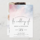 Search for pink and blue wedding invitations Minimalist