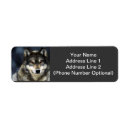 Search for gray wolf return address labels Dog