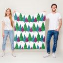 Search for green christmas tree blankets Watercolors