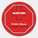 Search for tree nut allergy stickers Allergic