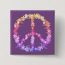 Search for peace sign badges Flowers