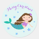 Search for christmas mermaid stickers Glitter
