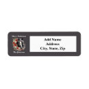 Search for black horse return address labels Rustic
