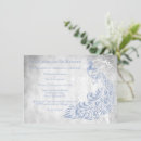 Search for blue peacock 4x6 invitations Elegant