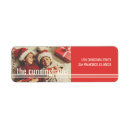 Search for family photo return address labels Merry christmas