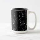 Search for musical note mugs Black and white