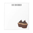 Search for cupcakes on notepads Food