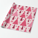 Search for pink christmas tree wrapping paper Playful