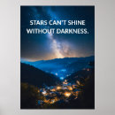 Search for night sky posters Inspirational quote