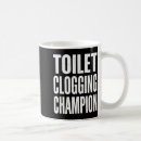 Search for clogging mugs Toilet