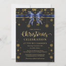 Search for navy gold christmas invitations Classic