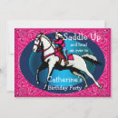 Search for barrel birthday invitations Cowboy