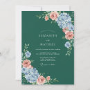 Search for emerald blue wedding invitations Elegant