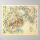 Search for national park map art Maine