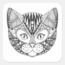 Search for zen cat stickers Mandala