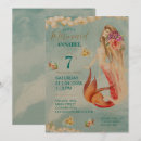 Search for vintage mermaid invitations Under the sea