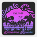 Search for tropical vacation destination stickers Caribbean