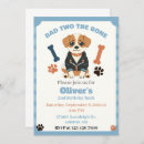 Search for dog bone invitations Puppy party