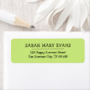 Search for lime green return address labels Trendy
