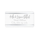 Search for gold and silver return address labels Grey