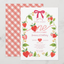 Search for red ribbon invitations Berry sweet