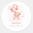 Search for pink teddy bear stickers Its a girl