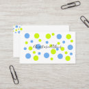 Search for happiness business cards Blue