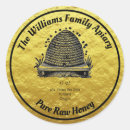 Search for pure gold stickers Pure raw honey