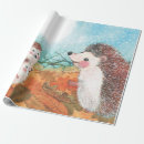 Search for hedgehog wrapping paper Wildlife