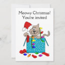Search for crazy seasonal invitations Cat