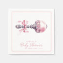 Search for baby girl shower napkins Elegant