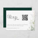 Search for emerald green and gold wedding rsvp cards Simple