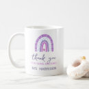Search for plain purple mugs Teacher