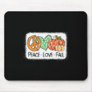 Search for love fall mousepads Pumpkin