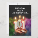 Search for 101st birthday invitations Party
