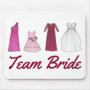 Search for bridal shower mousepads Team bride