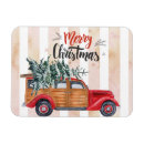 Search for christmas truck magnets Watercolor