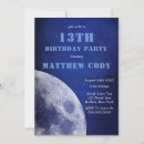 Search for galaxy sweet 16 invitations Blue