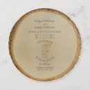 Search for circular wedding invitations Wood