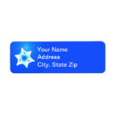 Search for israel return address labels Blue