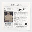 Search for 80 years old napkins Black and white